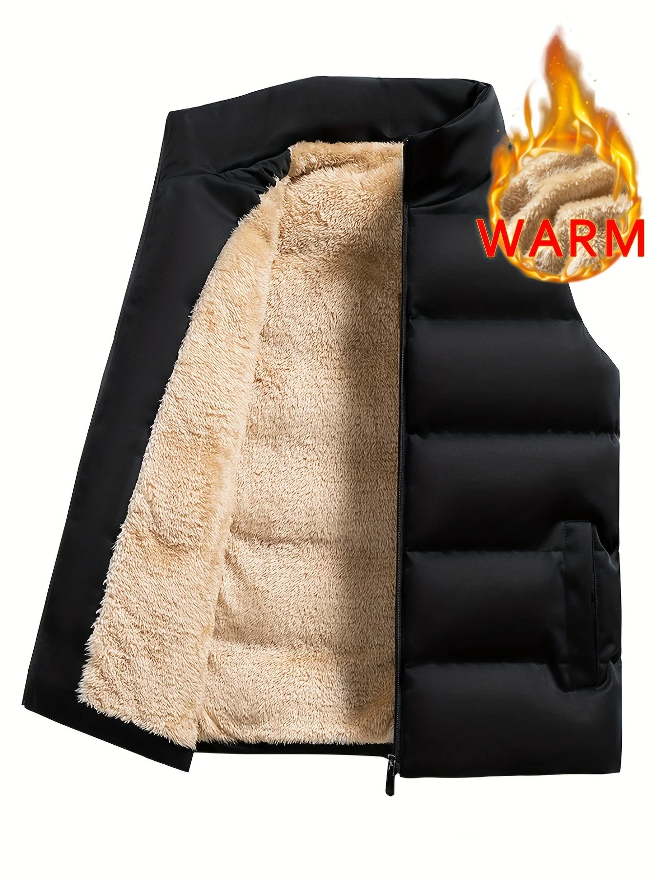 Lars | Warme fleece wintervest heren - Image 4