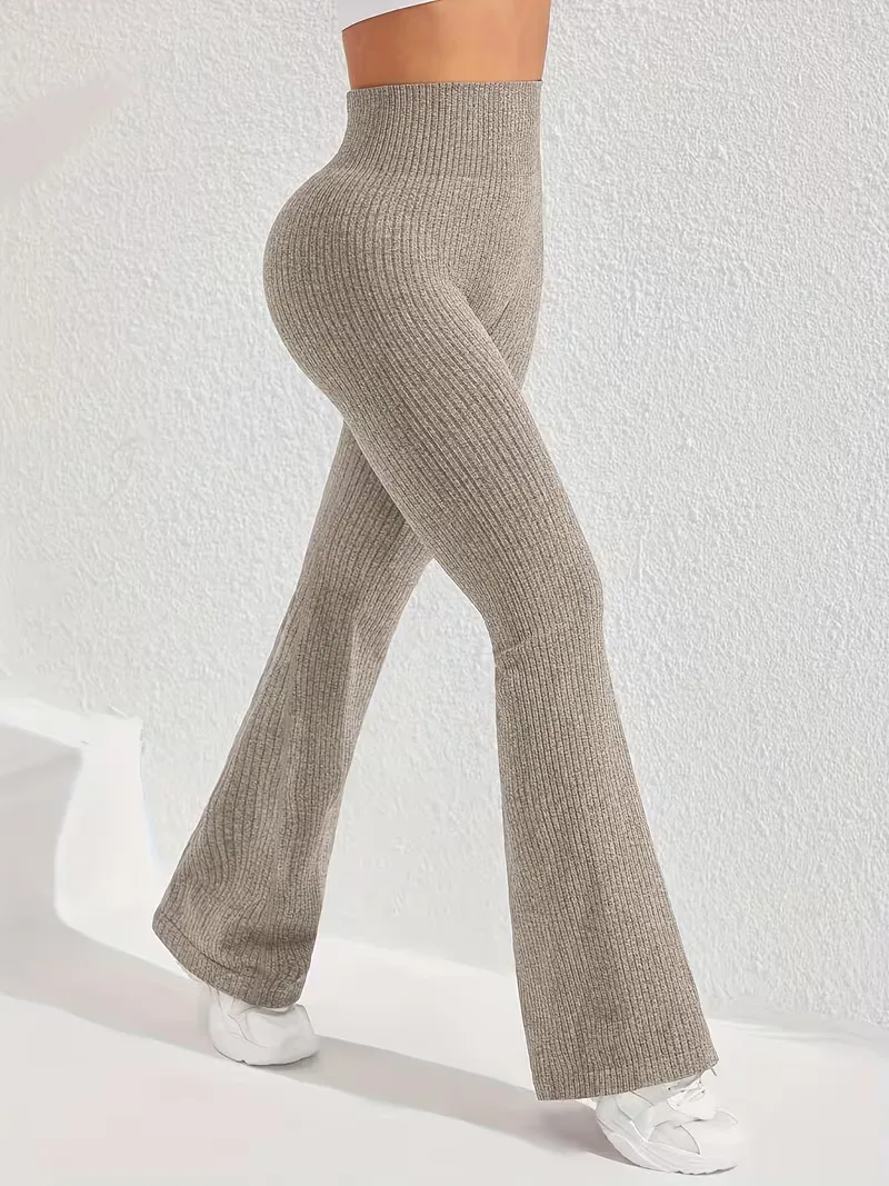 Legging met hoge taille en flared leg - Image 10