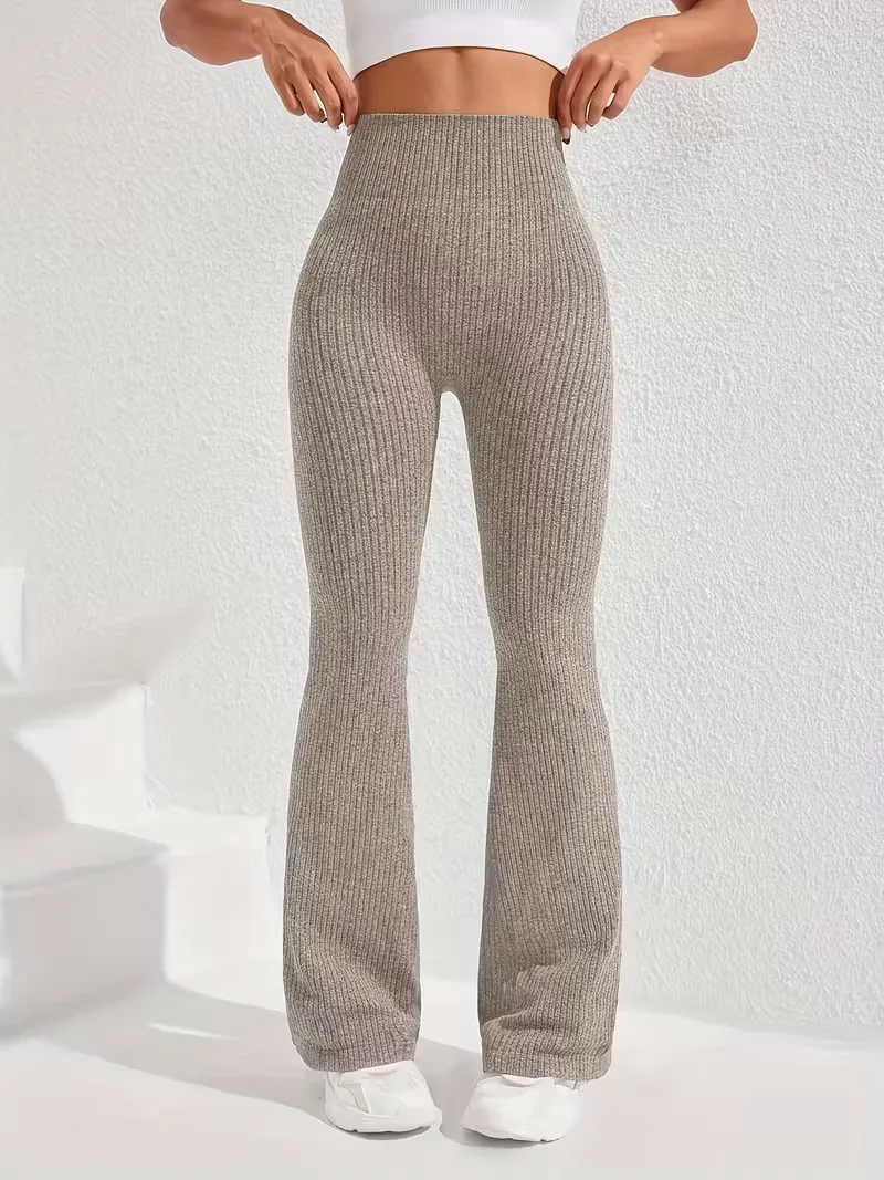 Legging met hoge taille en flared leg - Image 11