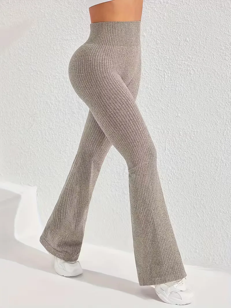 Legging met hoge taille en flared leg - Image 14