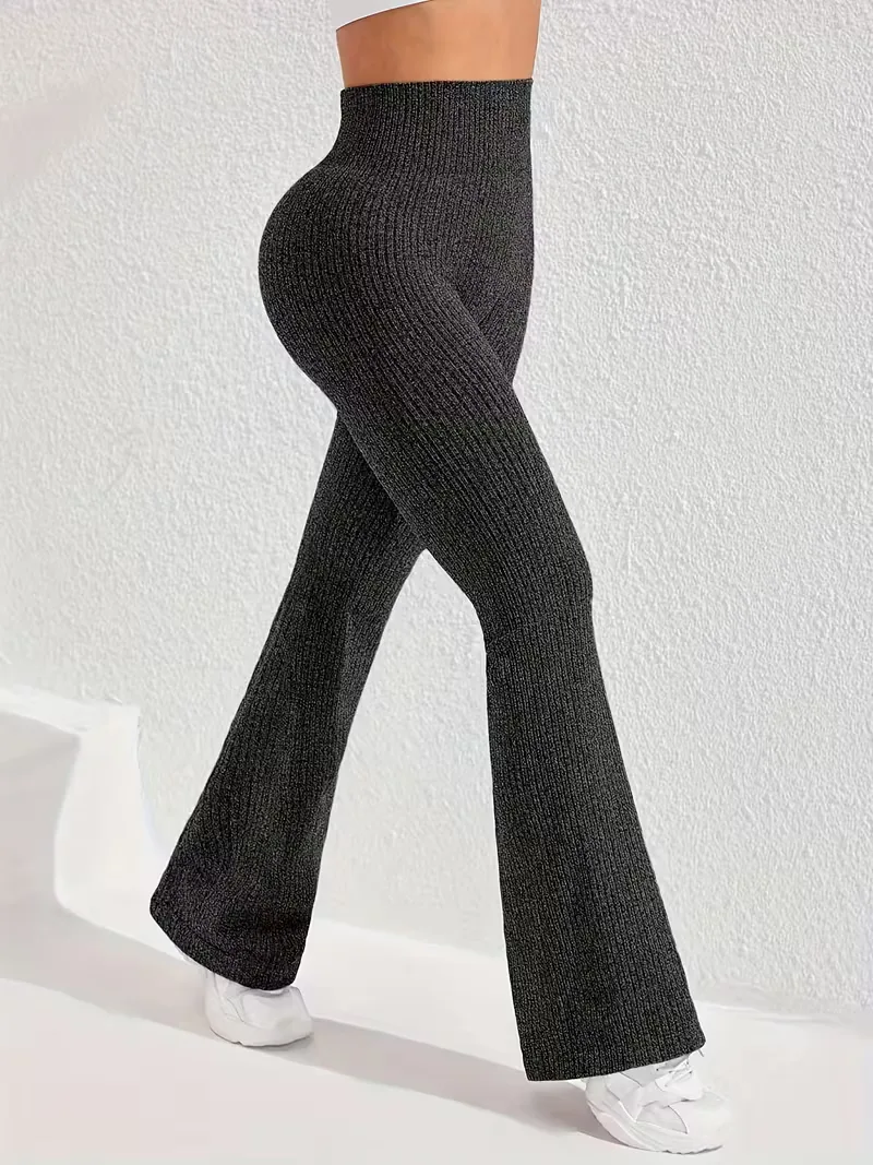 Legging met hoge taille en flared leg - Image 17