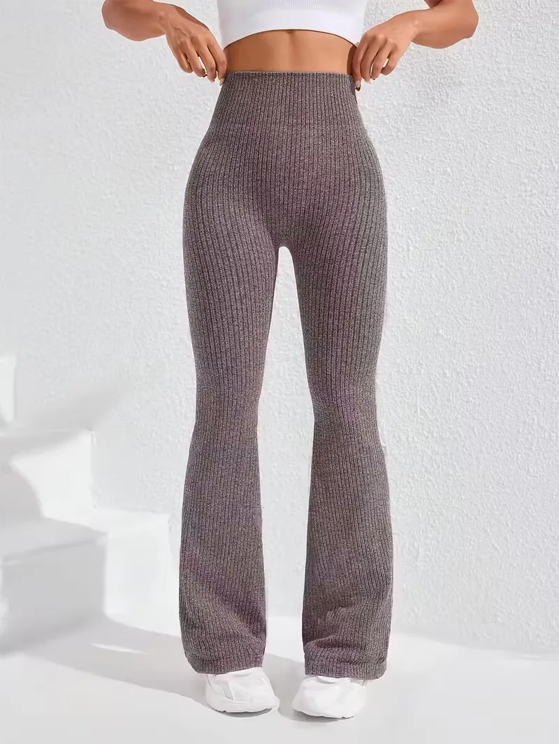Legging met hoge taille en flared leg - Image 19