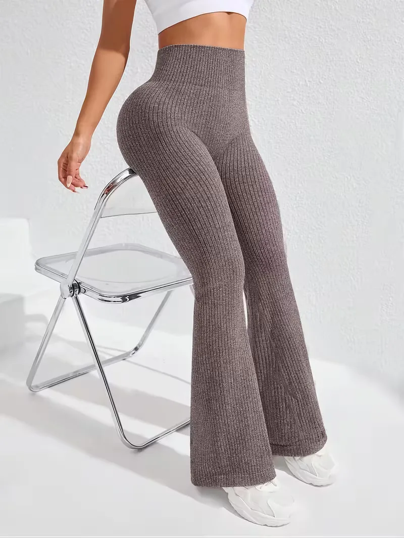 Legging met hoge taille en flared leg - Image 21