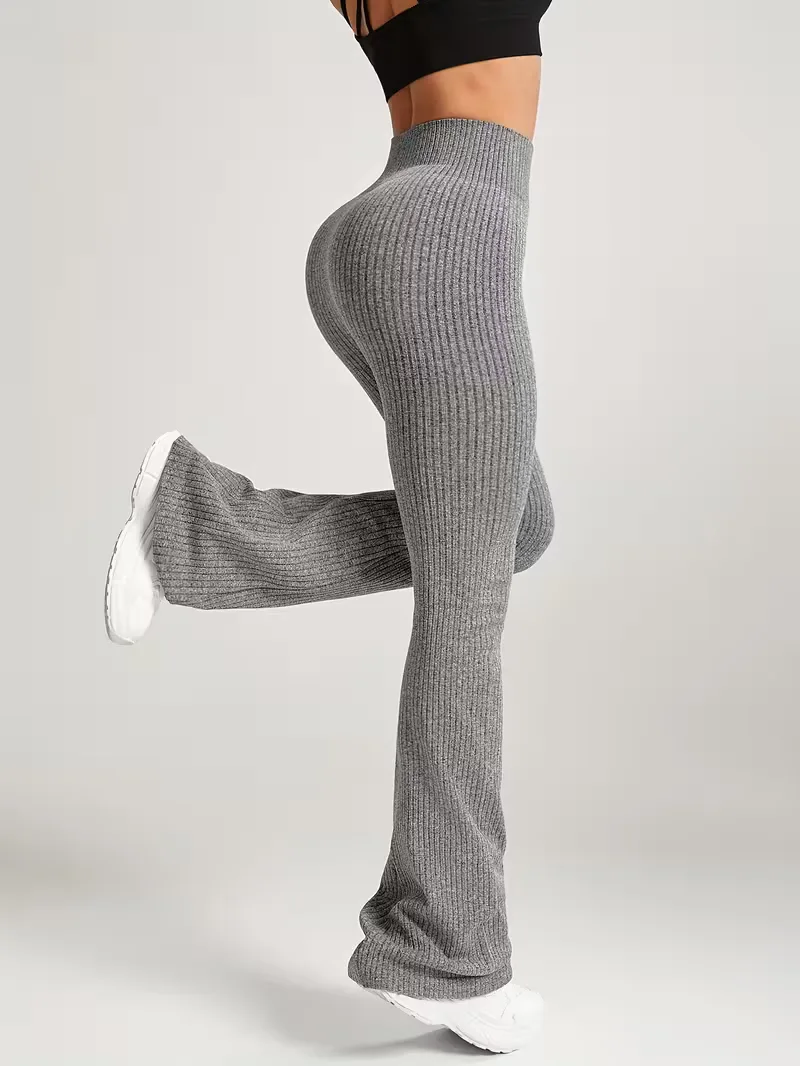 Legging met hoge taille en flared leg - Image 7