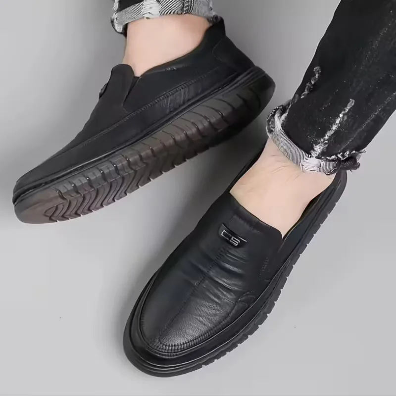 Leren loafers met antislip rubberen zool - Image 2