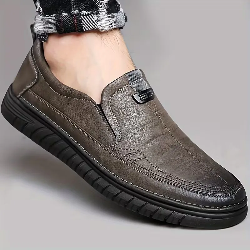 Leren loafers met antislip rubberen zool - Image 5