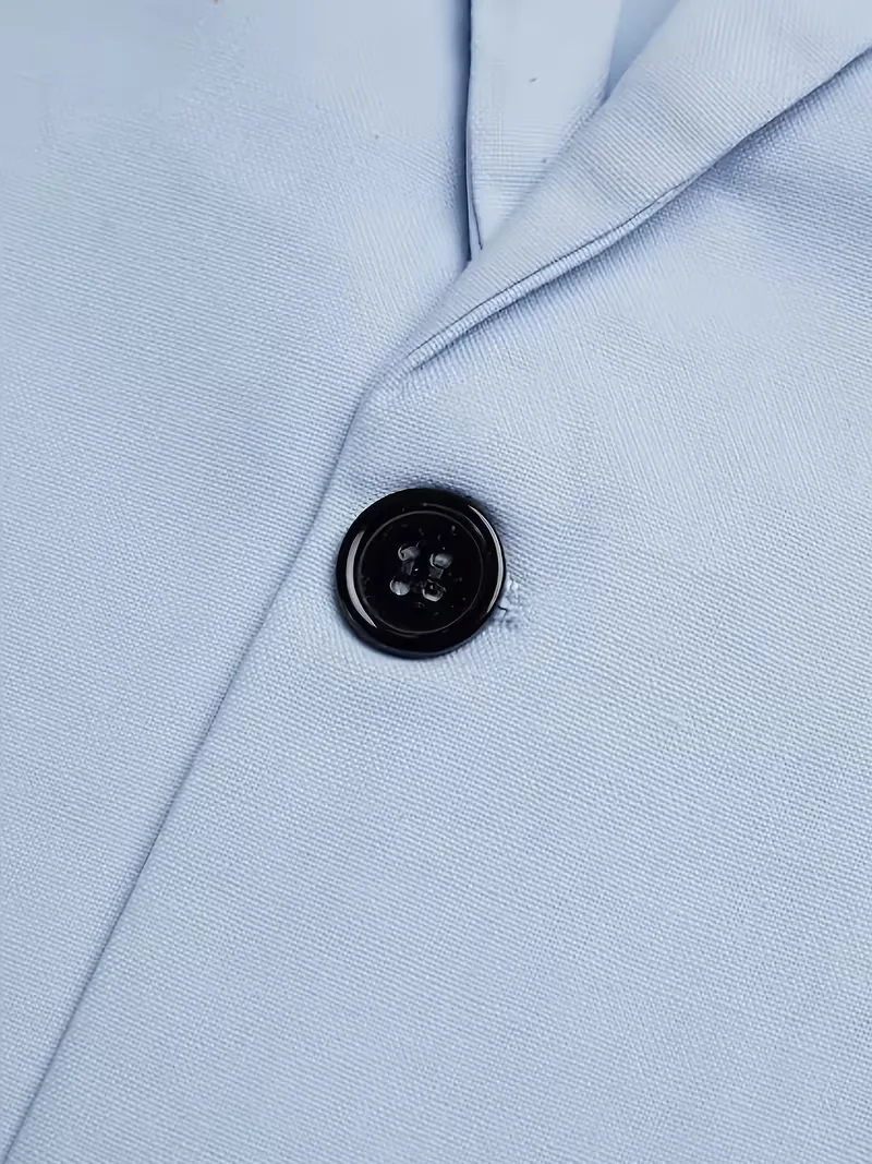 Lichtblauw slim fit pak - Image 4