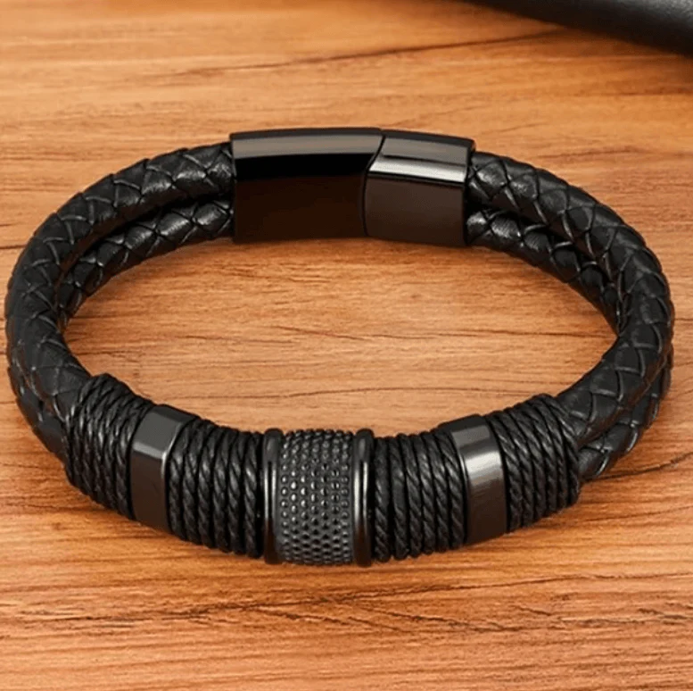 Lina | Geweven leren armband - Image 10