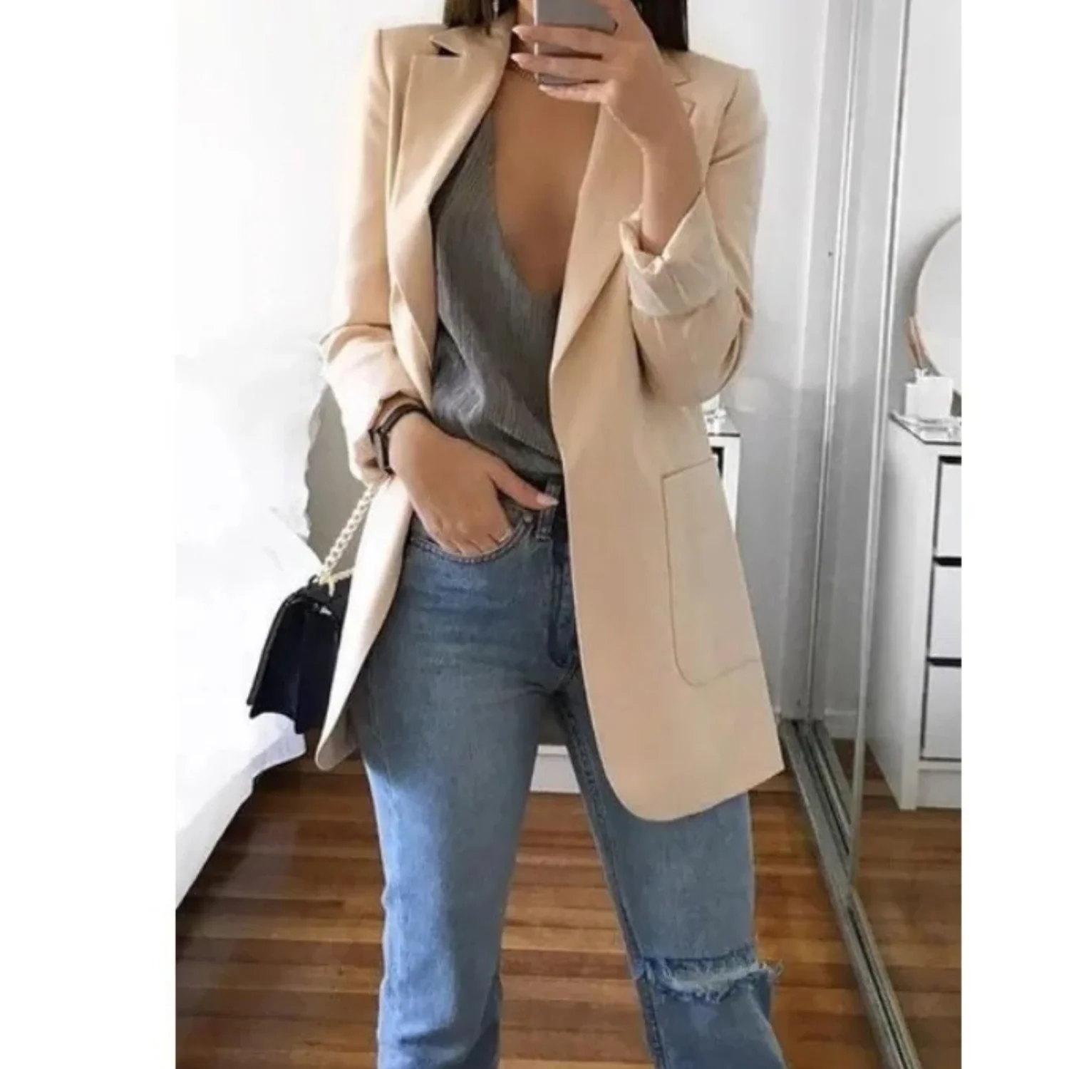 Lisa | Lange blazer voor dames - Image 3
