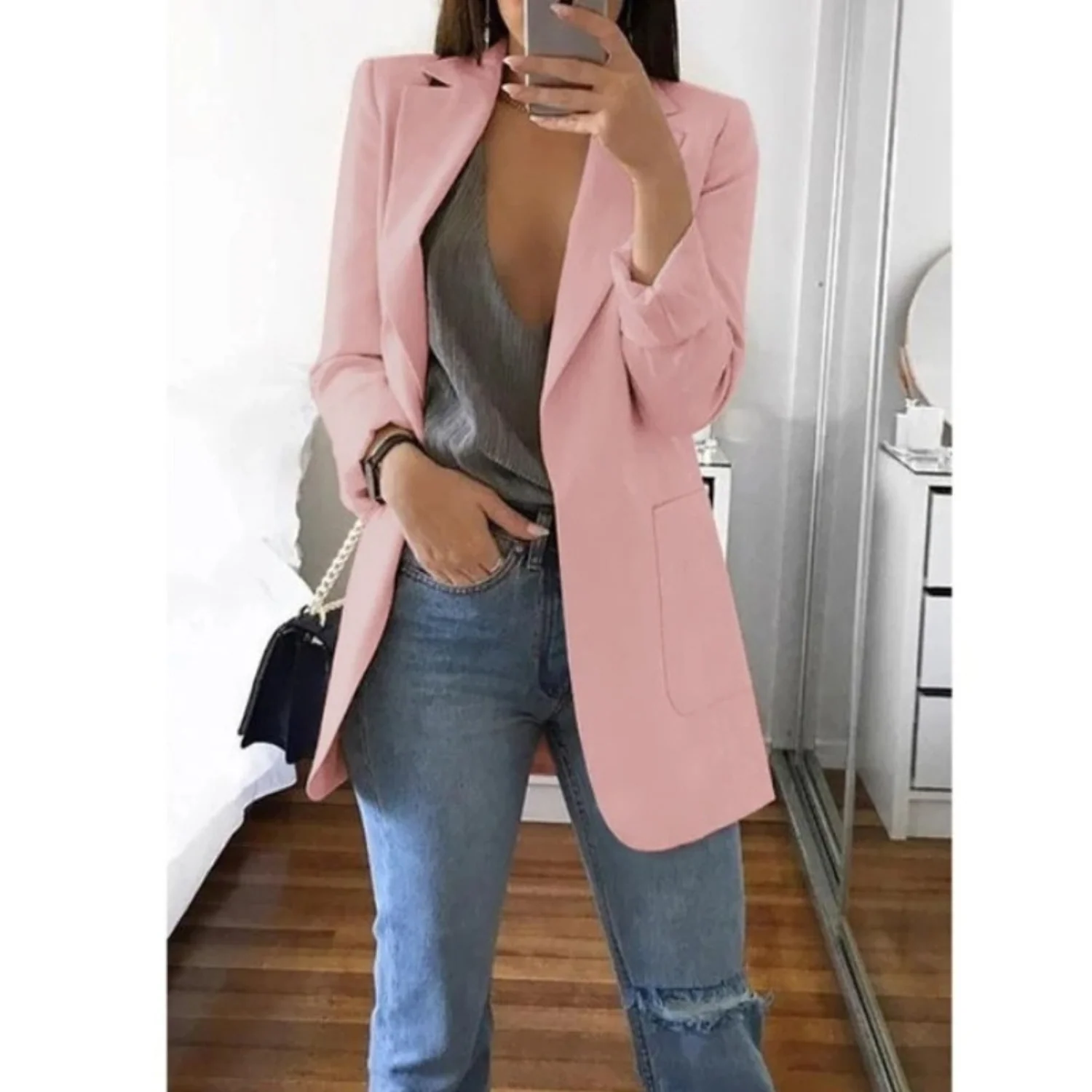Lisa | Lange blazer voor dames - Image 4