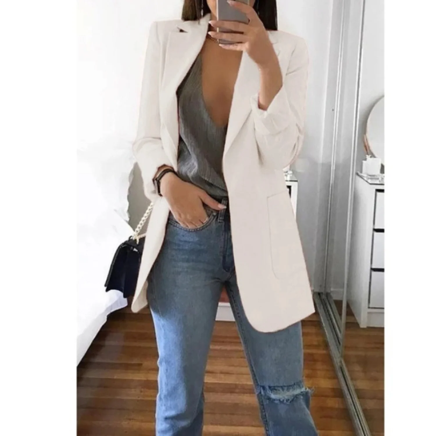 Lisa | Lange blazer voor dames - Image 5