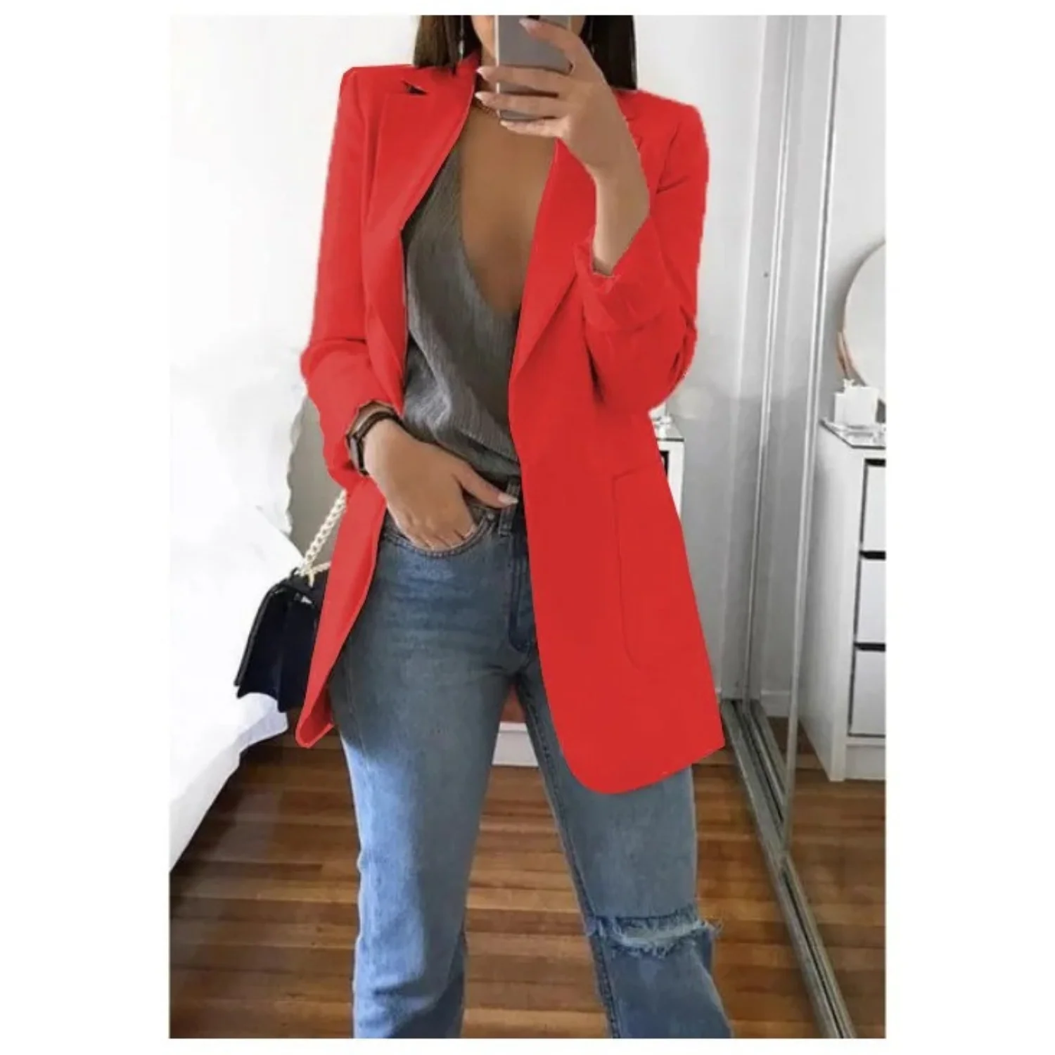 Lisa | Lange blazer voor dames - Image 6