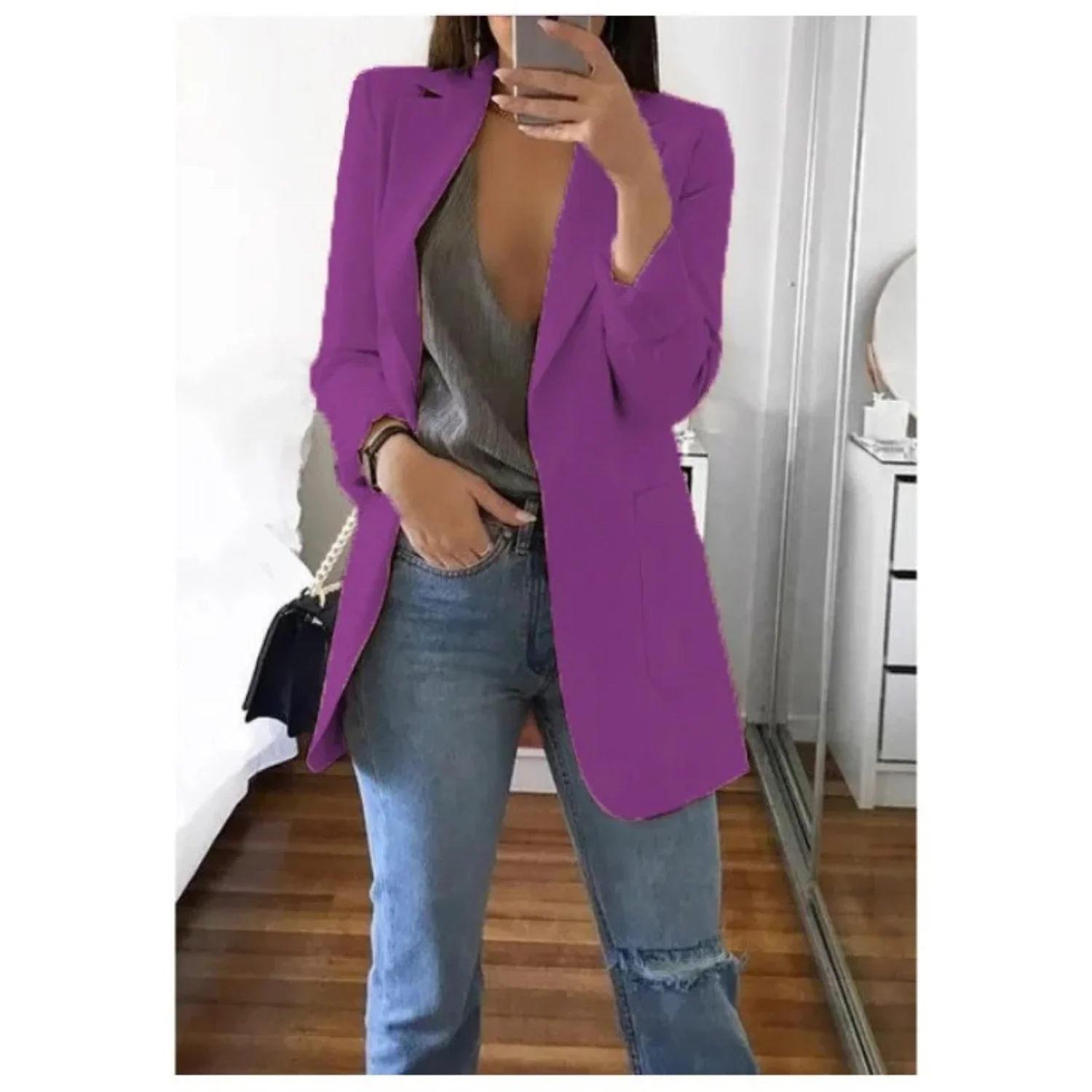 Lisa | Lange blazer voor dames - Image 9