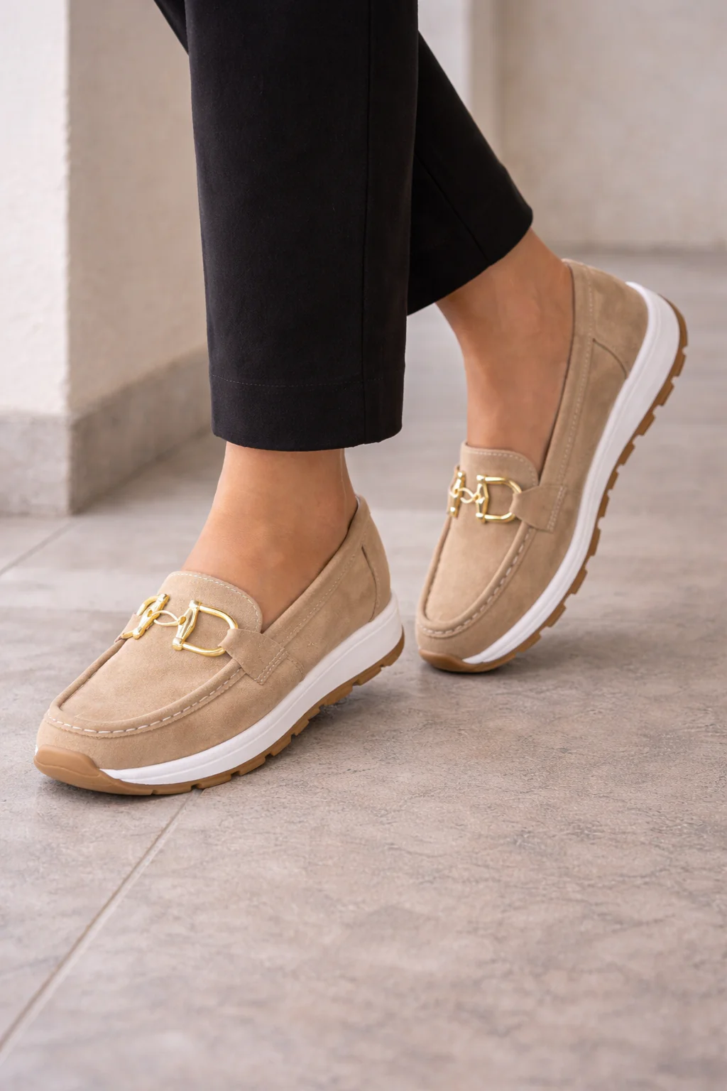 Dames Loafers met Gouden detail - Image 8
