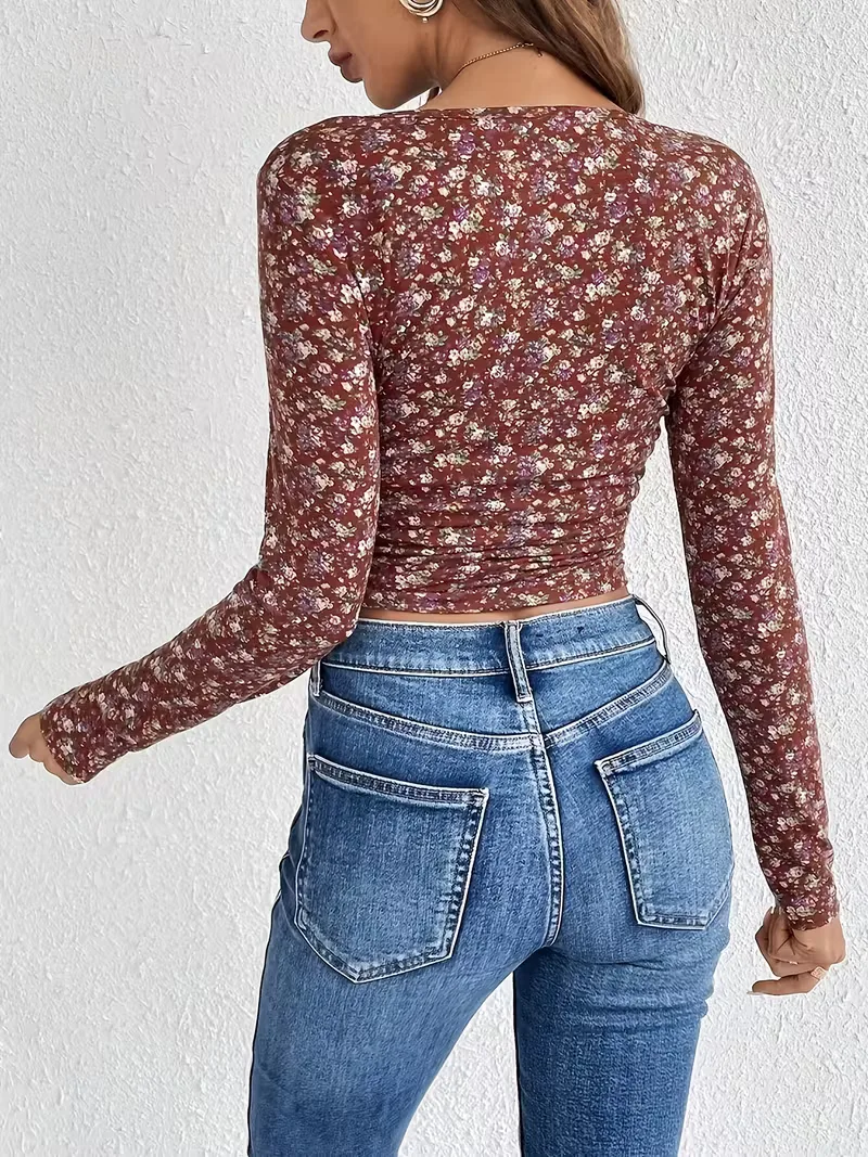 Longsleeve met floral print - Image 14