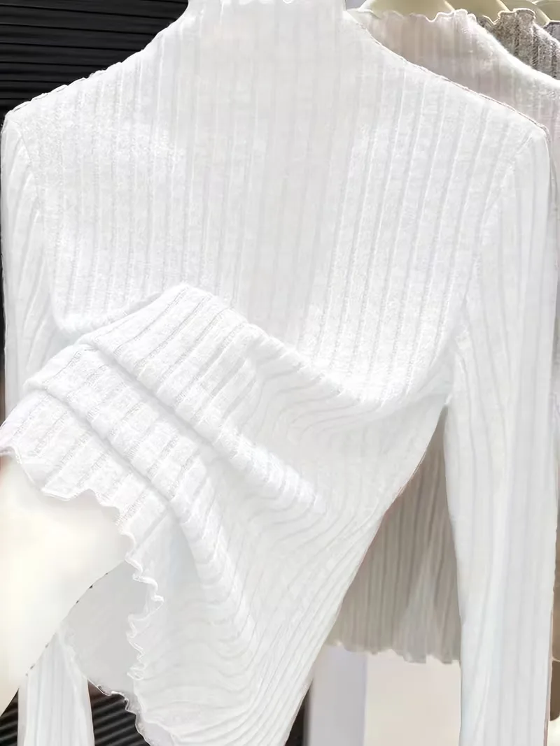 Longsleeve met mock neckline - Image 19