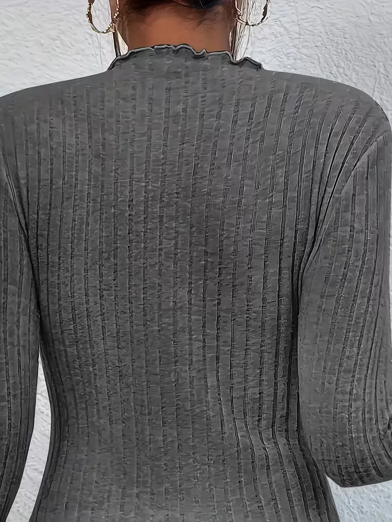 Longsleeve met mock neckline - Image 23