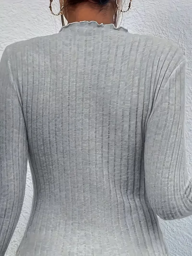 Longsleeve met mock neckline - Image 27