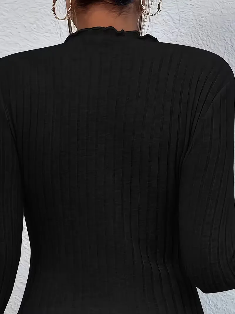 Longsleeve met mock neckline - Image 9