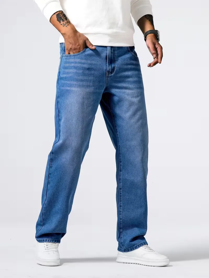 Loose fit jeans met vijf-pocket design