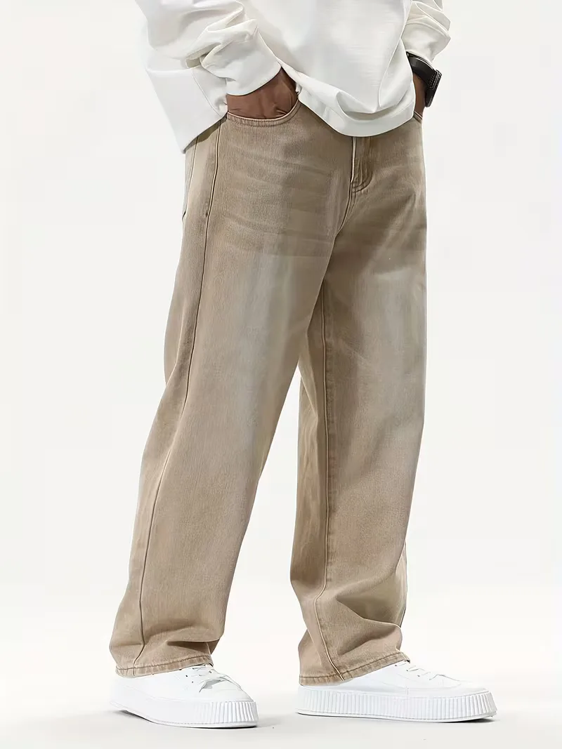Loose fit jeans met wide leg - Image 5