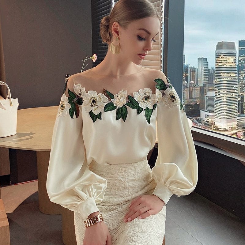Lorenza | Bloemenpatroon Blouse - Image 5