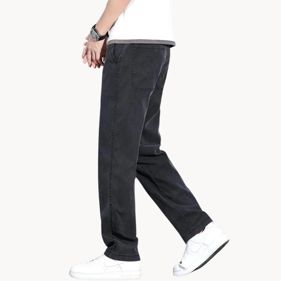 Losse comfortabele nette broek met zijzakken - Image 2