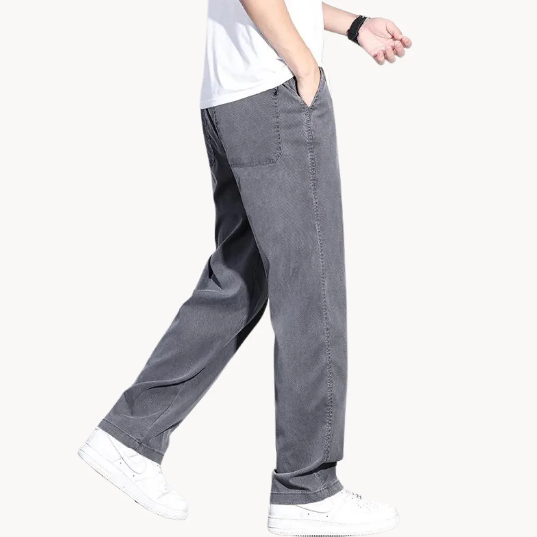 Losse comfortabele nette broek met zijzakken - Image 3