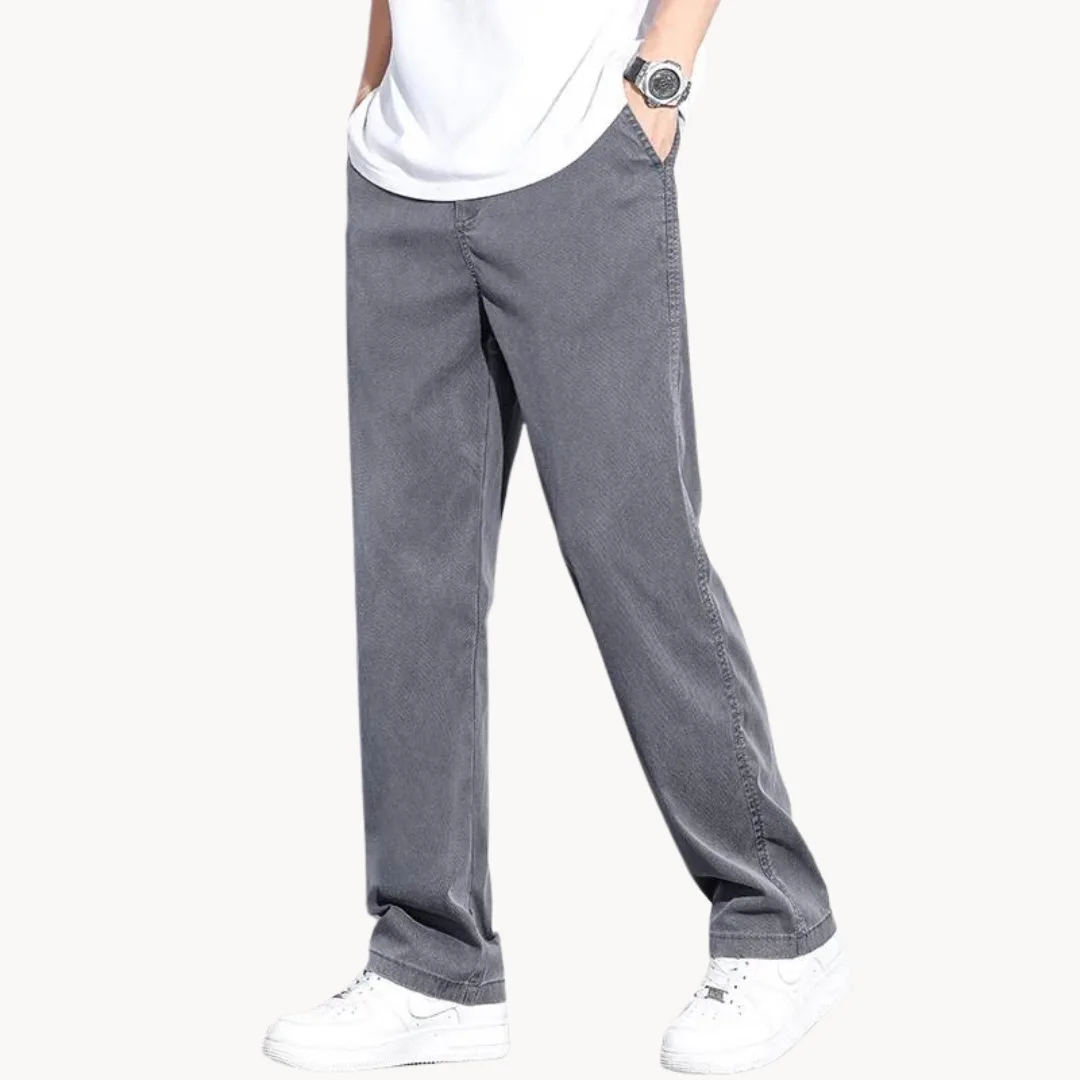 Losse comfortabele nette broek met zijzakken - Image 4