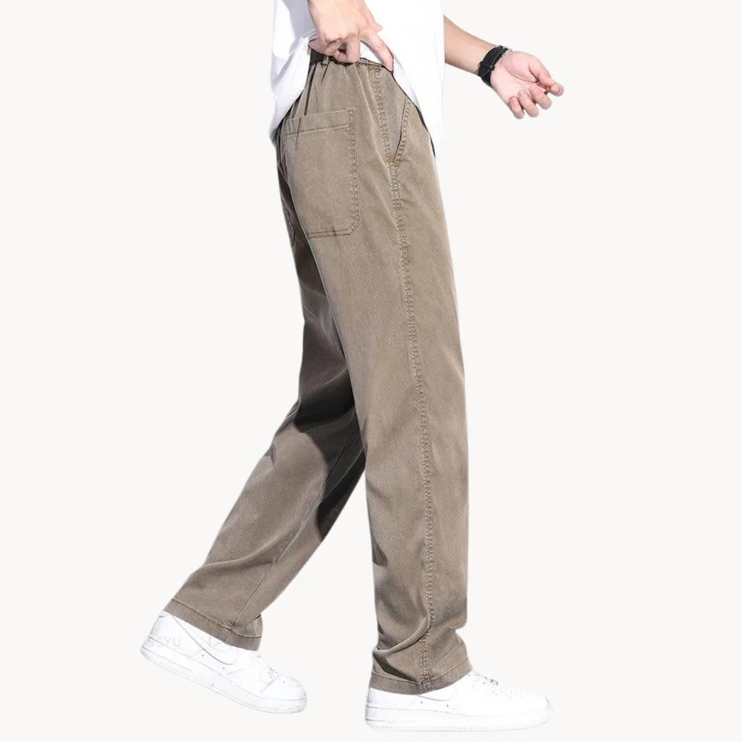 Losse comfortabele nette broek met zijzakken - Image 5