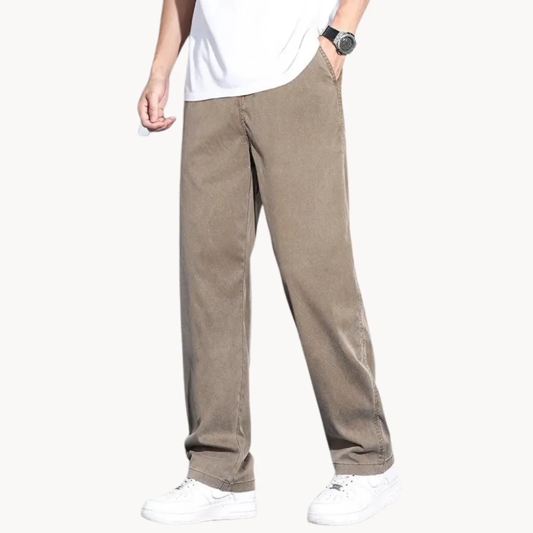 Losse comfortabele nette broek met zijzakken - Image 7