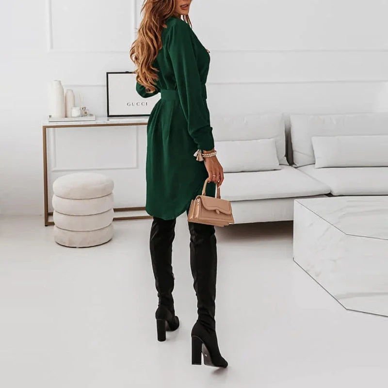 Lotte | Blousejurk met riem - Image 6