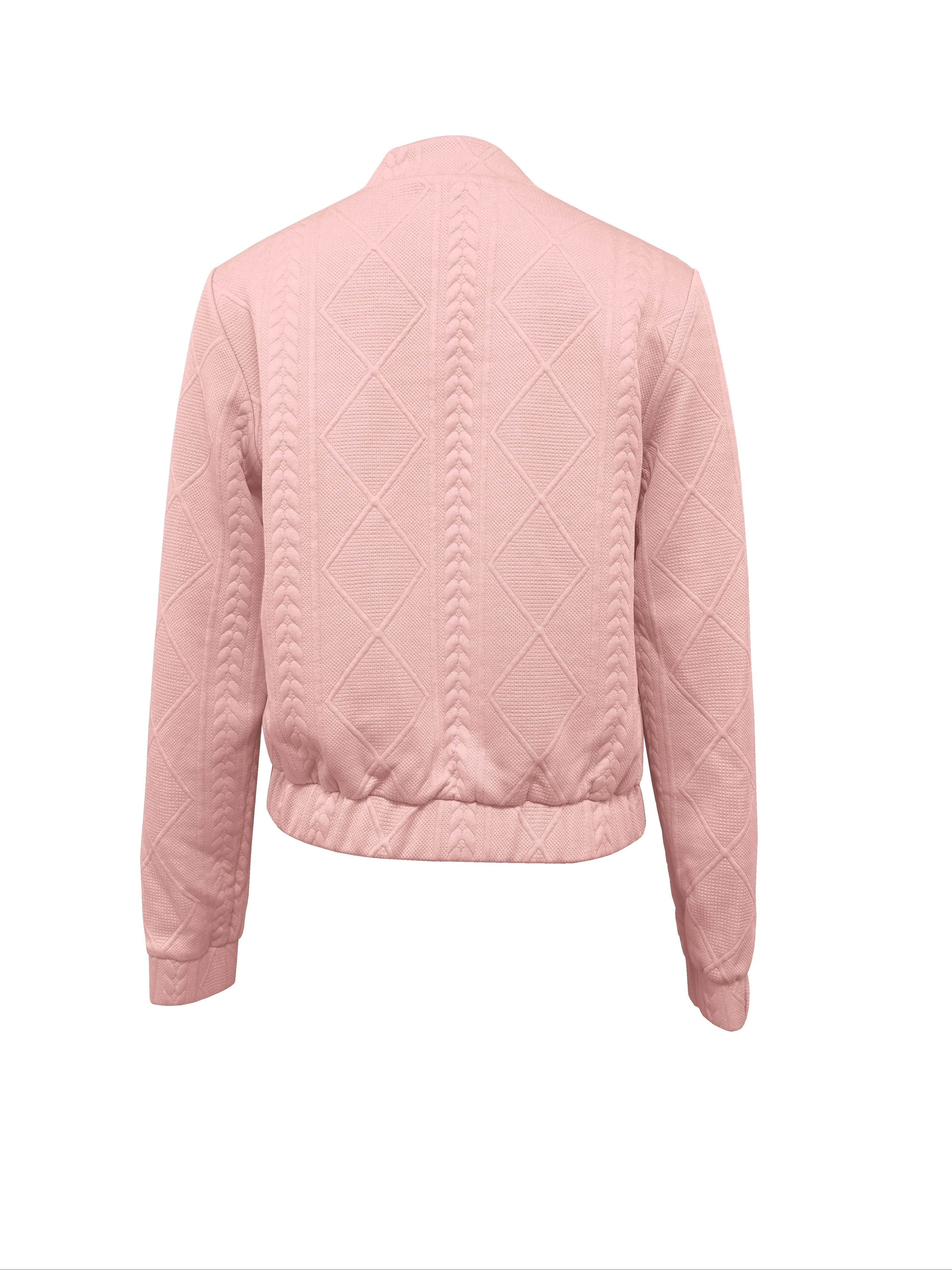Lotte | Casual bomberjack met effen textuur - Image 4