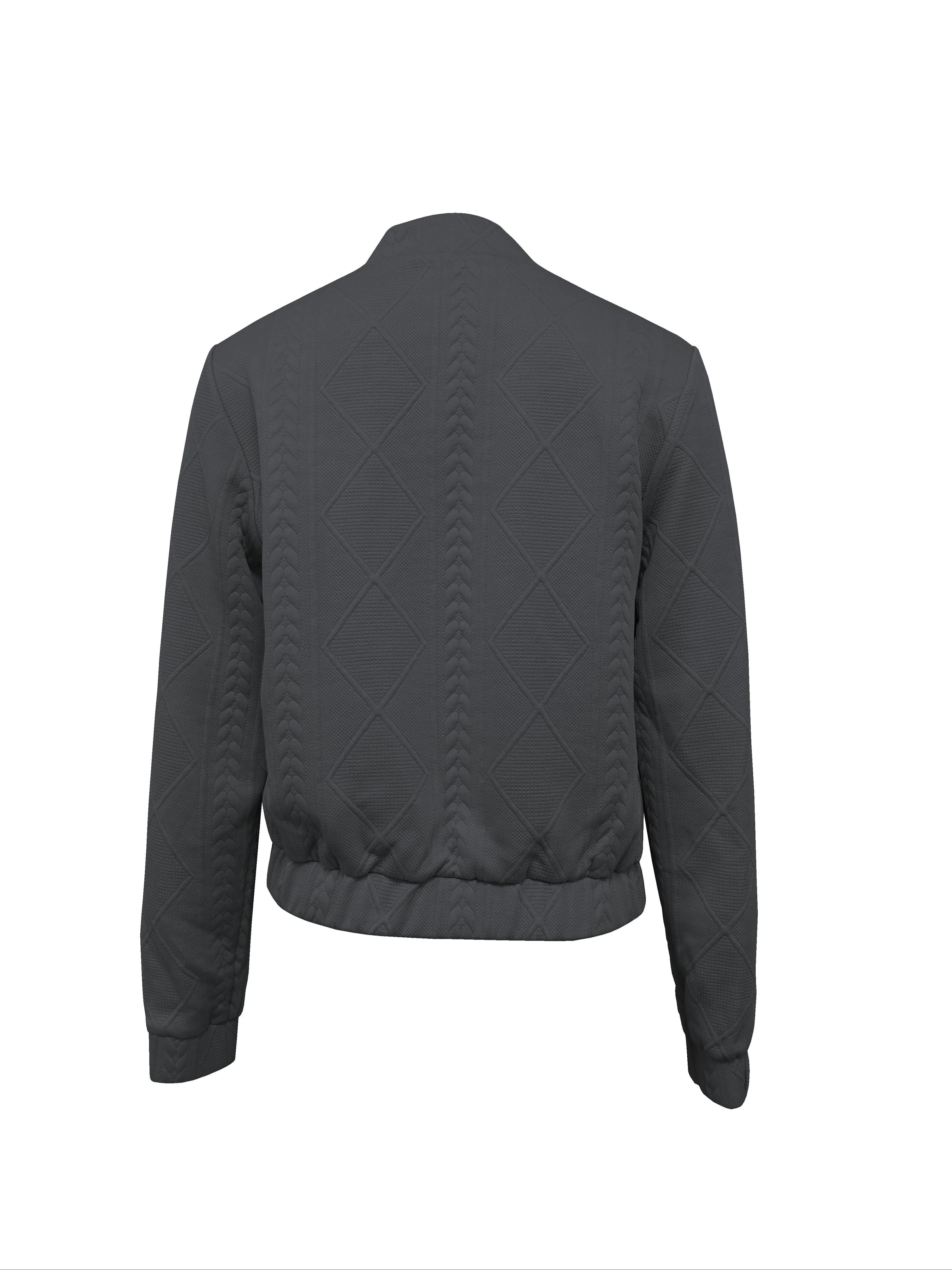 Lotte | Casual bomberjack met effen textuur - Image 6