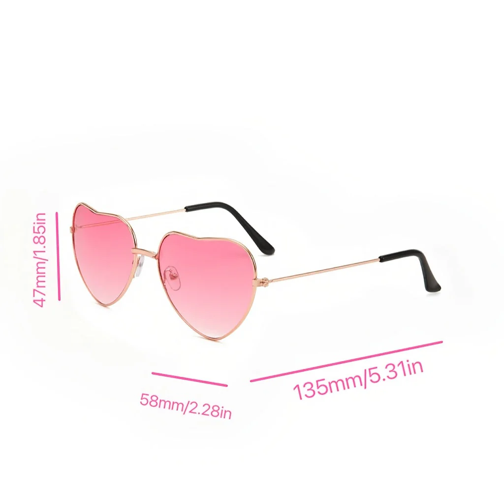 Lotte | Chique roze hartvormige modebrillen - Image 4
