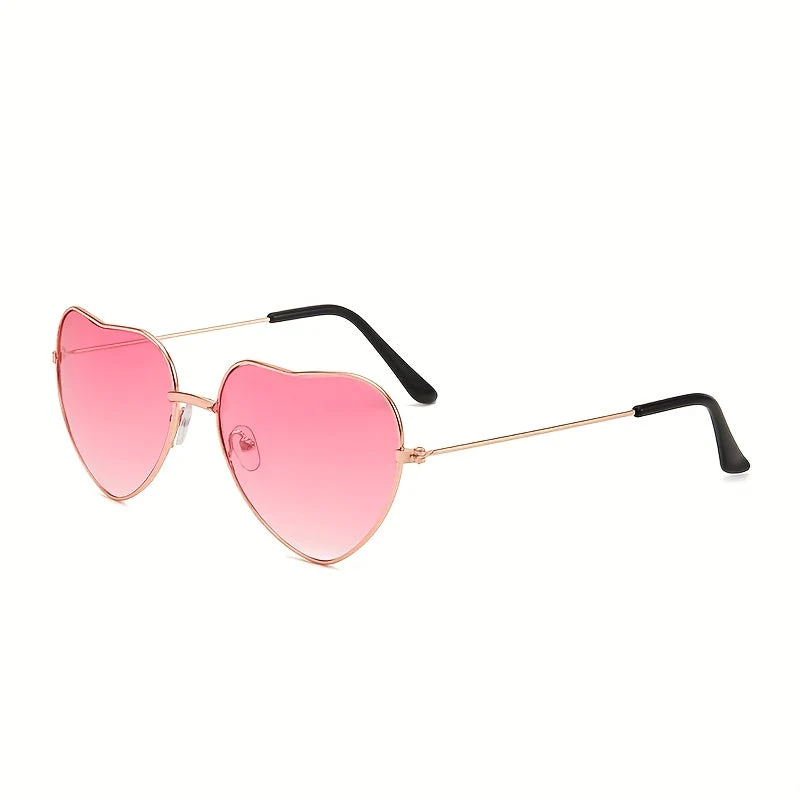 Lotte | Chique roze hartvormige modebrillen - Image 5