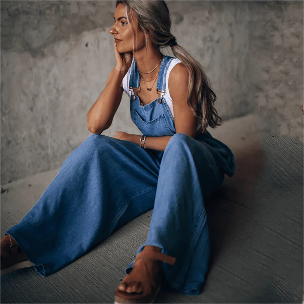 Lotte | Dames denim jumpsuit - Image 4