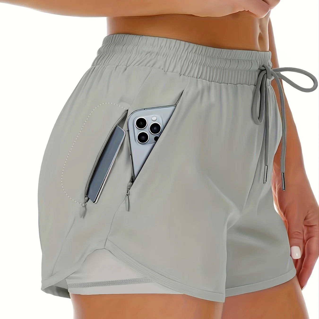 Lotte | Sportieve 2-in-1 dames short met zakken - Image 11