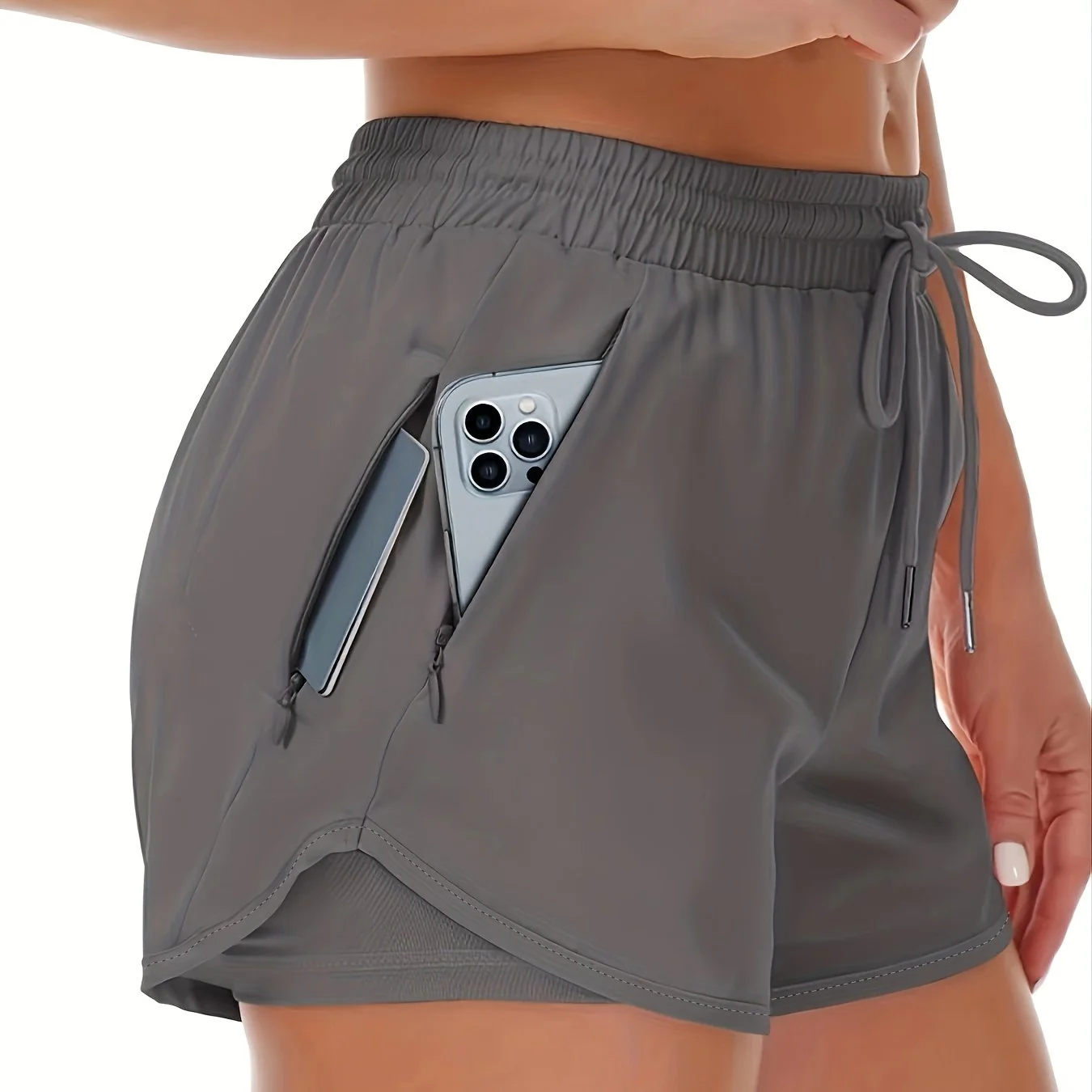Lotte | Sportieve 2-in-1 dames short met zakken - Image 14