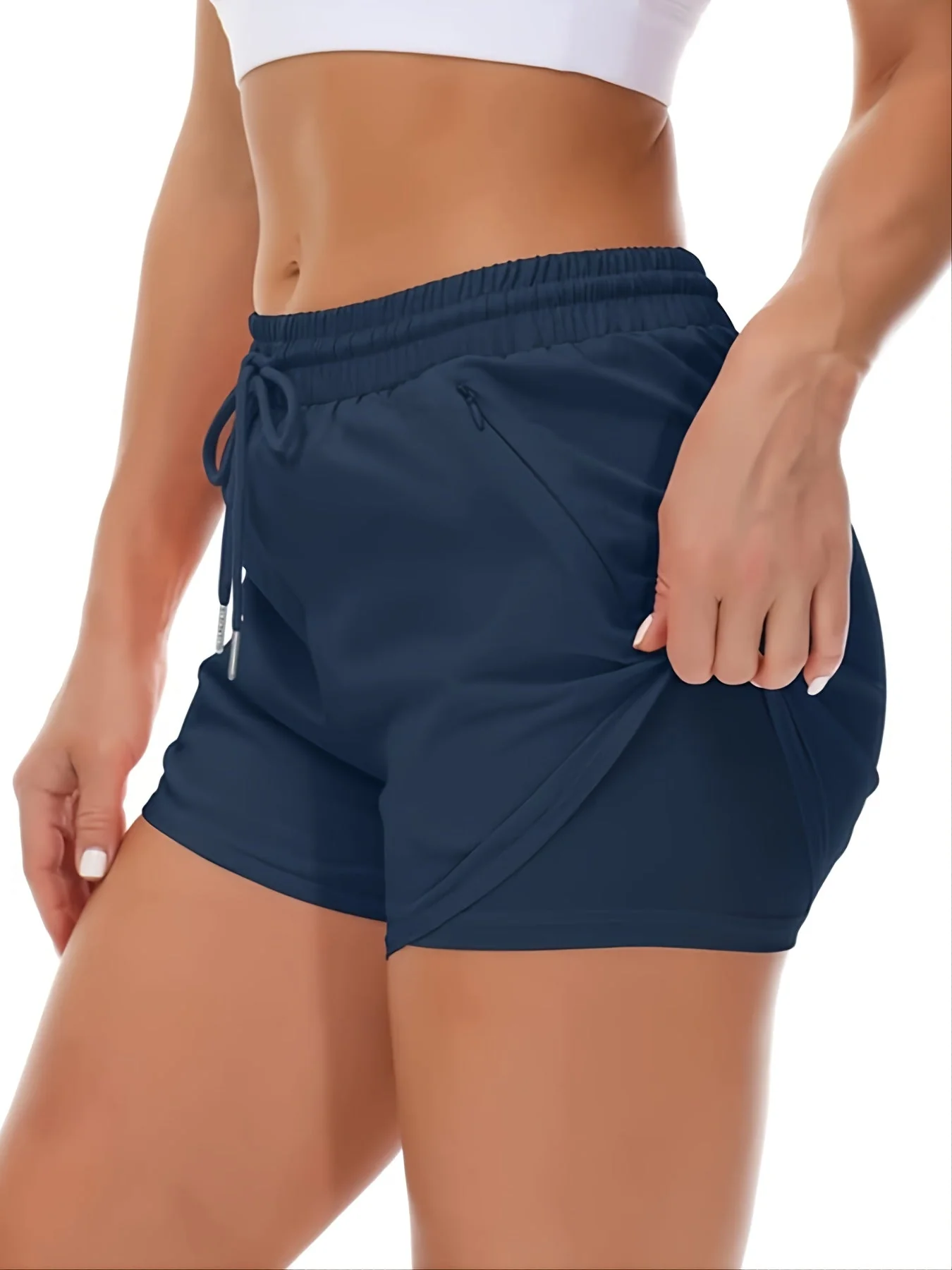 Lotte | Sportieve 2-in-1 dames short met zakken - Image 8