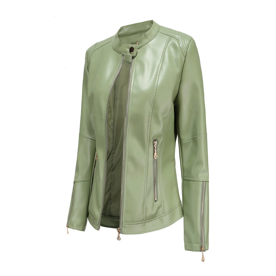 Lotte | Stijlvolle leren jas - Image 11