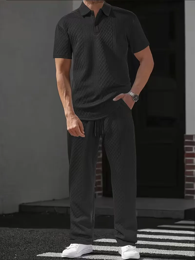Lounge set met polo en broek - Image 11