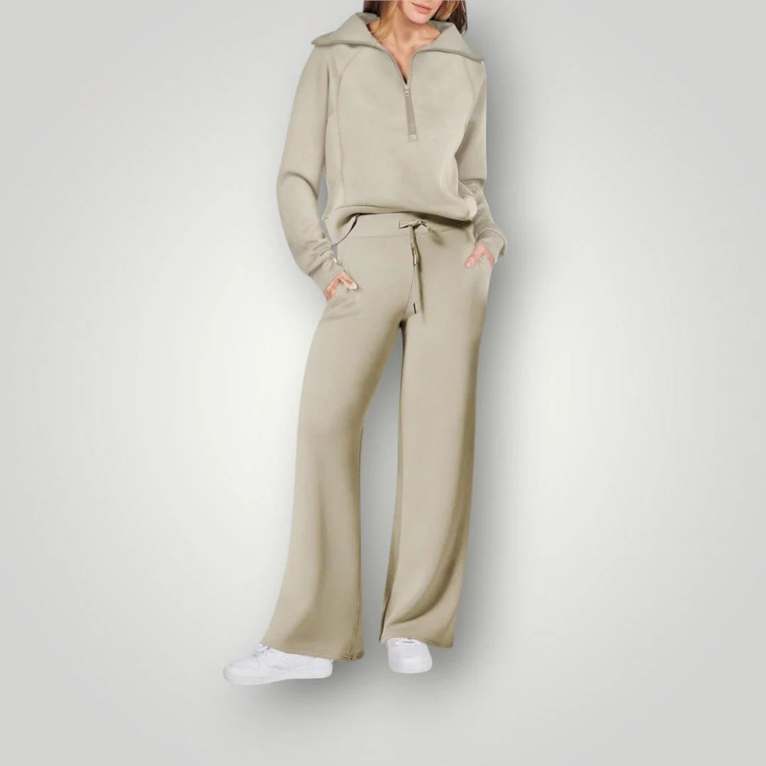 Loungewear met capuchon en rits - Image 5