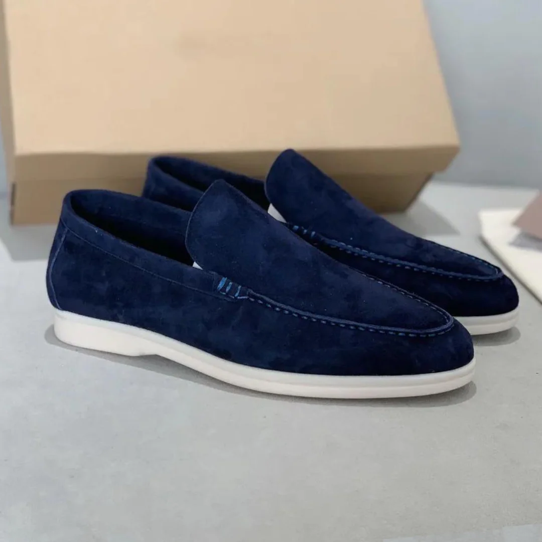 Lucas | Luxe suède heren loafers - Image 3