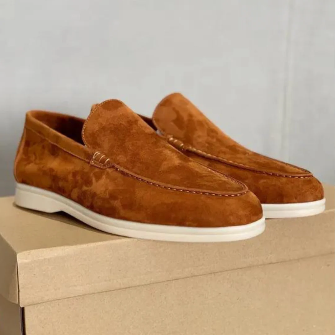 Lucas | Luxe suède heren loafers - Image 5