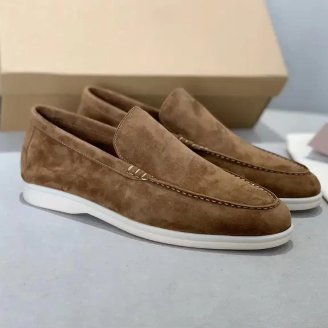 Lucas | Luxe suède heren loafers - Image 6