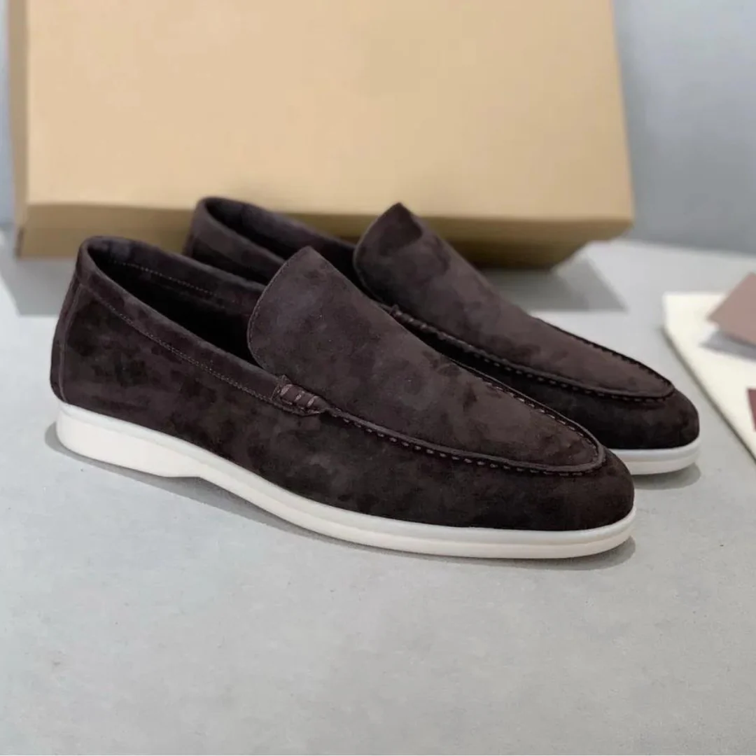 Lucas | Luxe suède heren loafers - Image 7