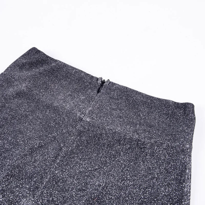 Luna | Stijlvolle dames hoge taille broek met glitters - Image 5