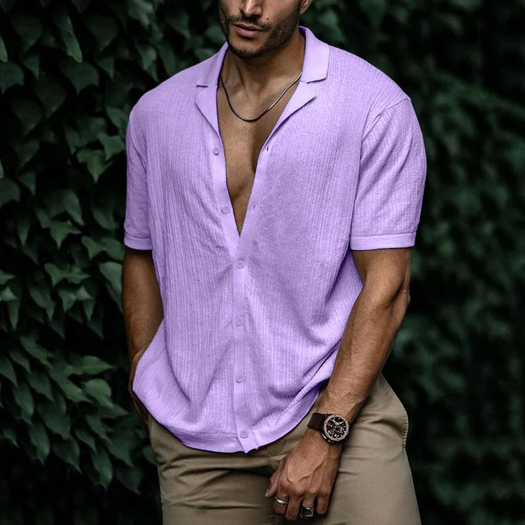 Luuk | Comfortabel gebreid zomerhemd heren - Image 3