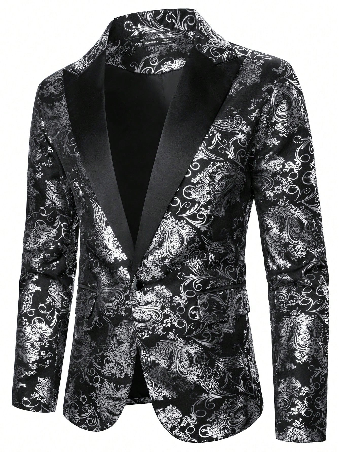Man | Feestelijke paisley blazer